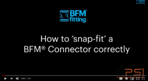 snap fit a bfm fitting video